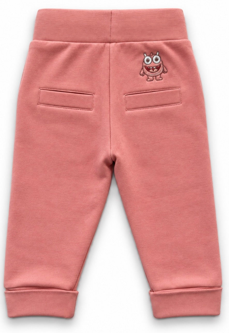 Krabbelhose Abenteuer in Dusty Peony - Hinteransicht